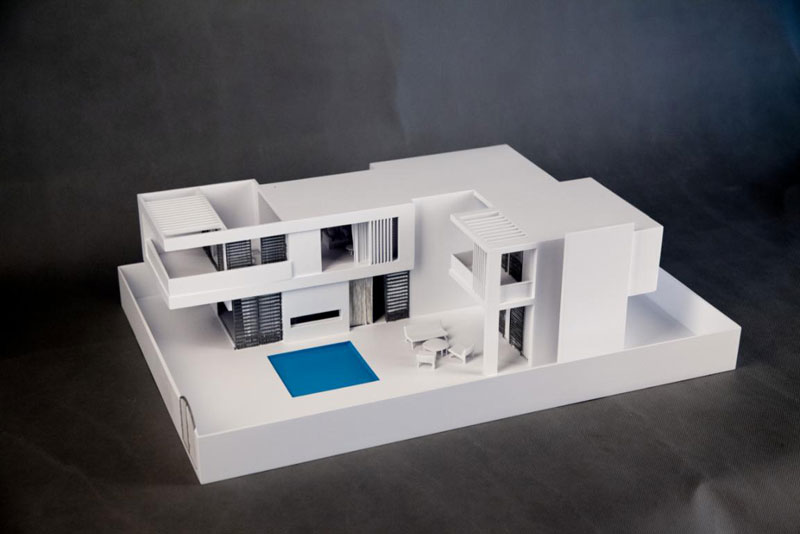 3d Druck Architektonische Villa Modell 2 1