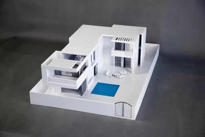 3d Druck Architektonische Villa Modell 3 1