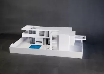 3D-Druck von Architektonischen Villa Modells