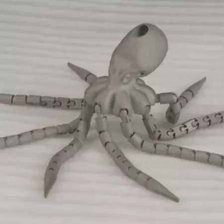 3d Metal Oktopus Produktion 2