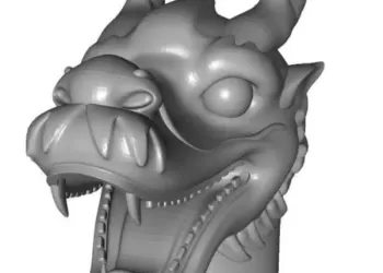 3D-Produktion von Tierkreistierköpfen