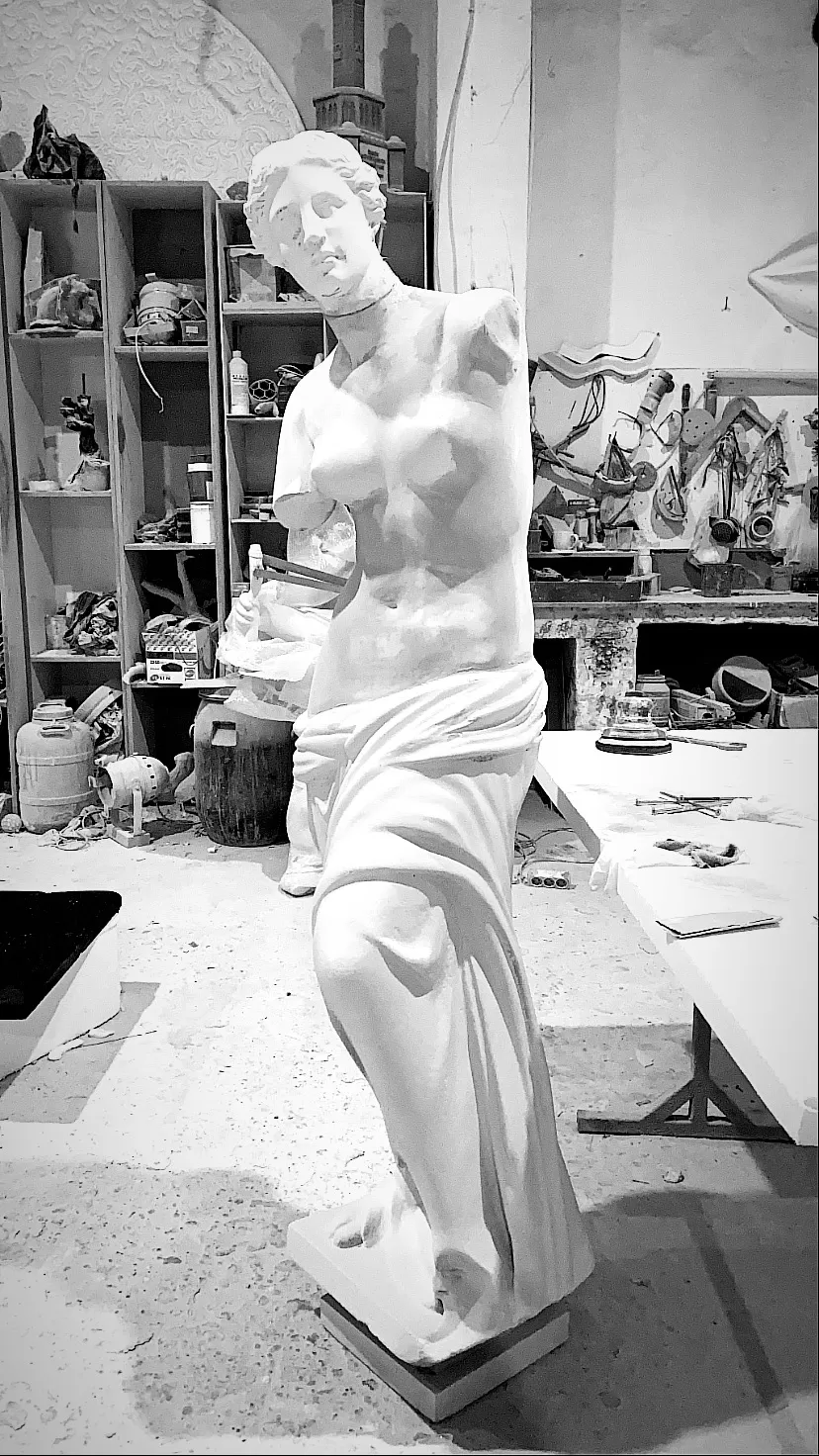 Kunstlerskulpturenproduktion 1