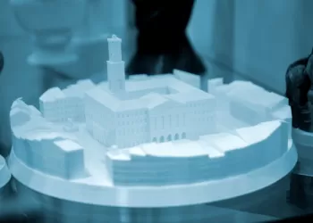 Materialien die in der 3D-Druck-Architektur verwendet werden