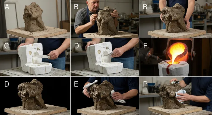 Der Prozess der Skulpturen Produktion: Schritt für Schritt erklärt